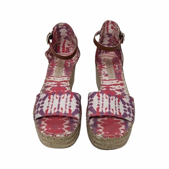 KELLY & KATIE Fedrick Wedge Espadrille Sandals 7.5 - Picture 2 of 9